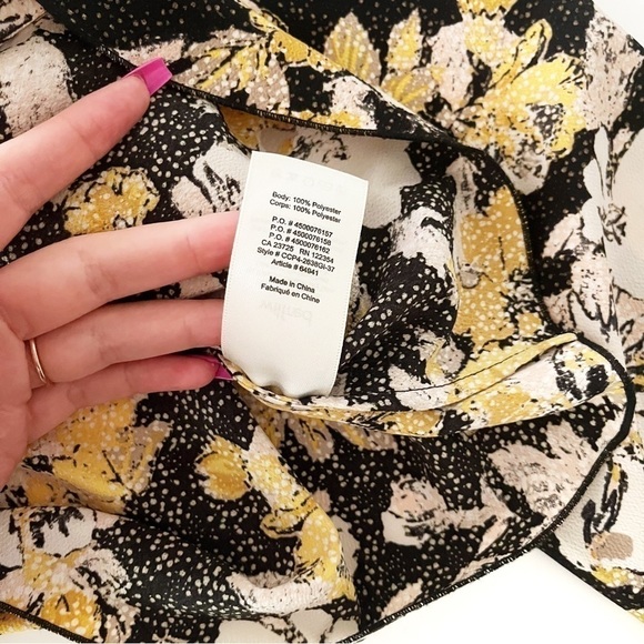 WILFRED | Morel Floral Off Shoulder Blouse Size XS Aritzia - Picture 6 of 10